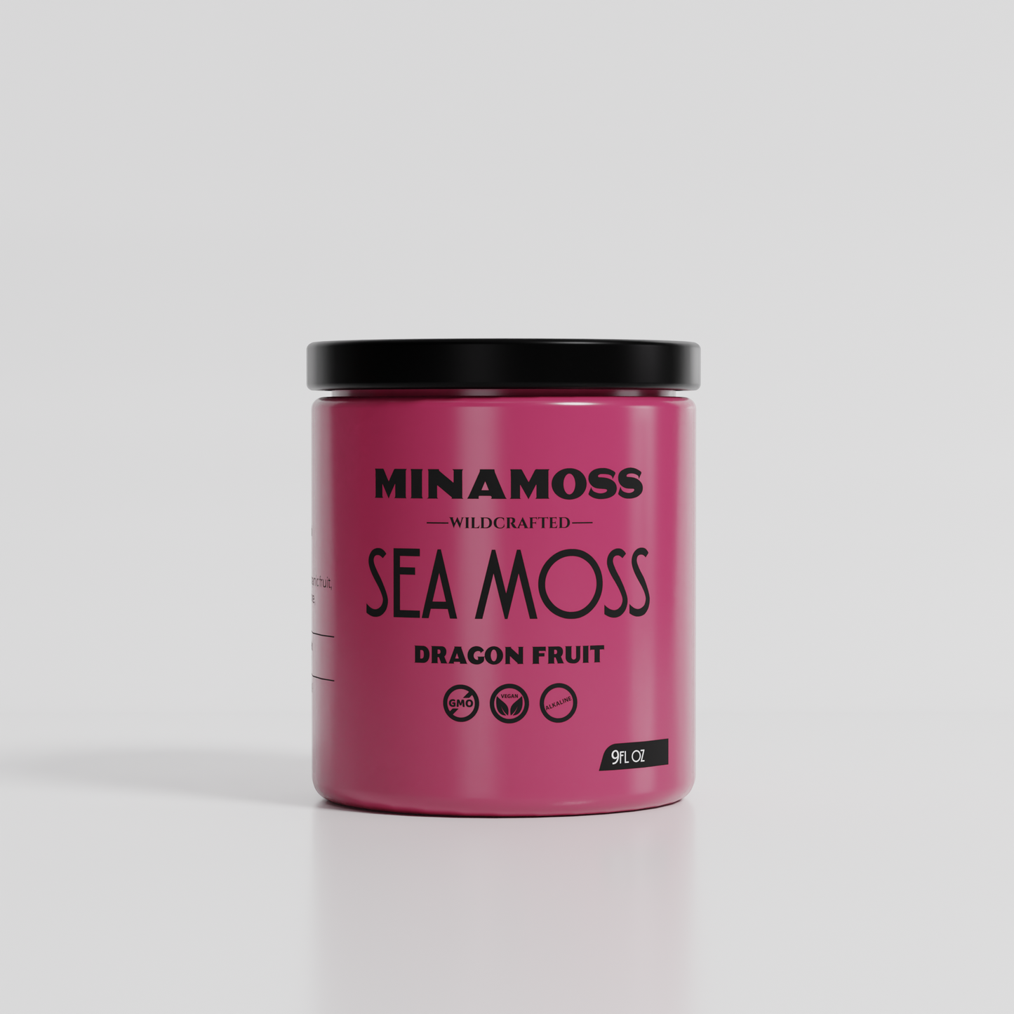 MinaMoss Wildcrafted Sea Moss Dragonfruit