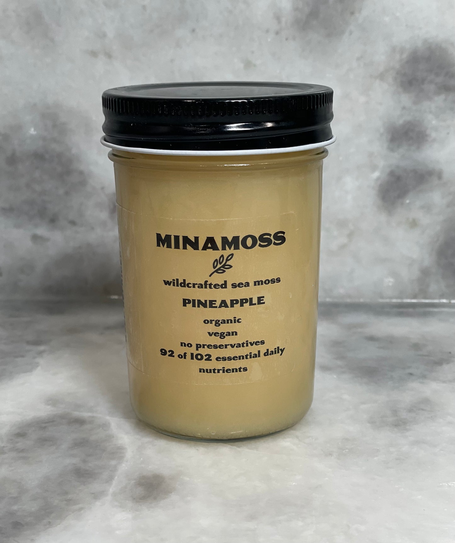 MinaMoss Wildcrafted Sea Moss Pineapple