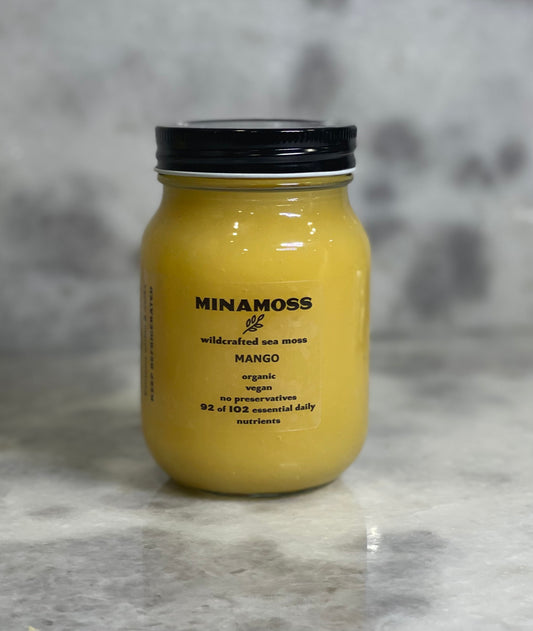 MinaMoss Wildcrafted Sea Moss Mango